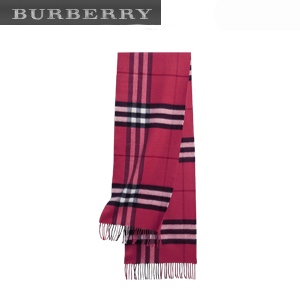 BURBERRY-39937341 버버리 클래식 네이비 체크 캐시미어 스카프 남녀공용