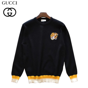 GUCCI-475669 1055 구찌 블랙 타이거 자수 스웨터 남성용