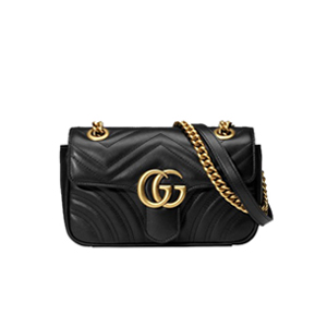 [스페셜오더]GUCCI-446744 8561 구찌 GG 마몽 베이지/레드 미니 핸드백