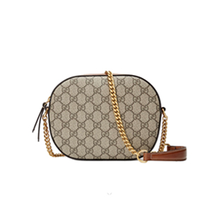 [스페셜오더]GUCCI-409535 9789 구찌 GG 수프림 미니 자수 아플리케 체인 스트랩백