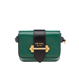 [스페셜오더]PRADA-1BL004 프라다 카이에 스웨이드 송아지 가죽 힙색 와인 