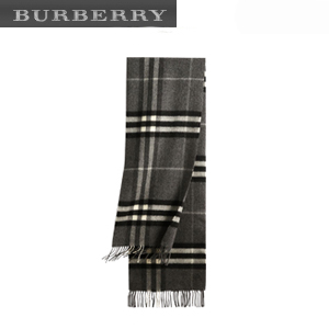 BURBERRY-39137311 버버리 클래식 차콜 체크 캐시미어 스카프 남녀공용