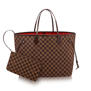 LOUIS VUITTON-M40990 루이비통 모노그램 파우치 베이지 네버풀 GM