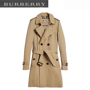 [스페셜오더]BURBERRY-39110501버버리 샌드링엄 롱 헤리티지 허니 트렌치코트 남성용