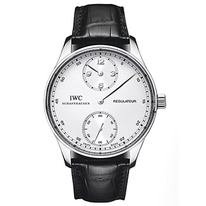 [스페셜오더]IWC-아이더블유씨 포르투기저 레귤레이터 크로노그래프 스틸 아르드와즈다이얼 워치 43mm