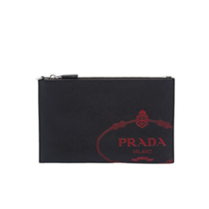 [스페셜오더]PRADA-2NG005 프라다 프린트 메탈 로고 이미테이션클러치