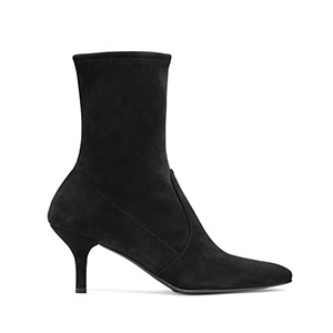 STUART WEITZMAN 스튜어트 와이츠먼 블랙 스웨이드 양가죽 키링 부츠 여성용