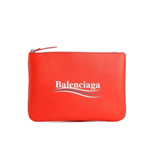 [스페셜오더]BALENCIAGA-516358 발렌시아가 송아지 가죽 레드 에브리데이 파우치 M