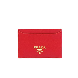 PRADA-1MC208 프라다 사피아노가죽 메탈 레터링 로고 네이비 카드 지갑