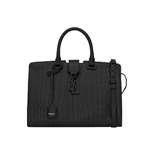 [스페셜오더]SAINT LAURENT-394461B 생 로랑 도브 화이트 가죽 스몰 모노그램 생 로랑 카바 백