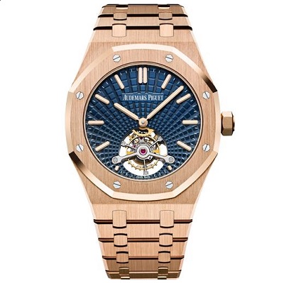 [ZF]AP-오데마피게 로얄 오크 JUMBO 엑스트라-씬 18K 핑크골드 블루 39mm 1:1 Best Edition-15202OR