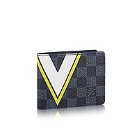 LOUIS VUITTON-M11708 루이비통 블랙 브러시드 모노그램 슬렌더 월릿