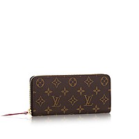 [스페셜오더]LOUIS VUITTON-M62967 루이비통 에삐 레더  블루밍 코너 로즈발레린 클레망스 월릿