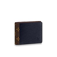 [스페셜오더]LOUIS VUITTON-M63515 루이비통 에삐레더 에피 이니셜 Bleu Azur 멀티플 월릿