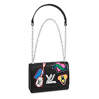 [스페셜오더]LOUIS VUITTON-M58568 루이비통 블랙 에삐 레오파드 프린트 트위스트 MM