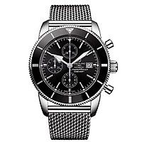 [스페셜오더]BREITLING-브라이틀링 블랙 슈퍼오션 II 볼케이노 러버스트랩 44mm