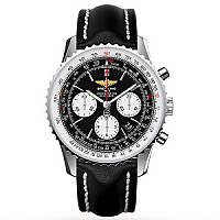 [스페셜오더]BREITLING-브라이틀링 내비타이머 01 크로노그래프 스틸 화이트다이얼 시계43mm