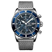 [스페셜오더]BREITLING-브라이틀링 슈퍼오션 블랙스틸 볼케이노 블랙 러버스트랩 시계44mm